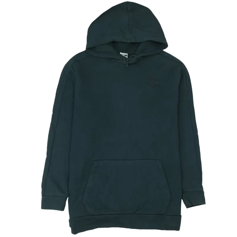 Puma Dark Green Hoodie Men's Large Embroidered Chest Logo Front Pocket Pullover Sweatshirt sold by Vintage Club