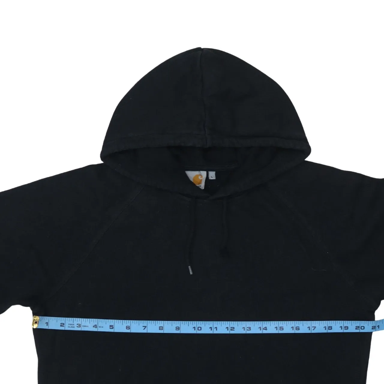 Carhartt Black Hoodie Men's Large Embroidered C Logo Sleeve Pullover Hooded Sweatshirt sold by Vintage Club product image thumbnail 5