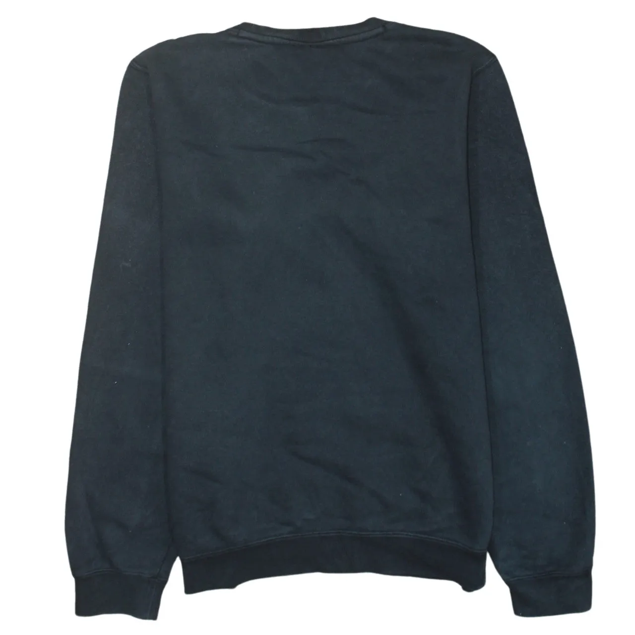Nike Black Sweatshirt Men's Small Embroidered Swoosh Logo Crewneck Pullover Fleece Top sold by Vintage Club product image thumbnail 2