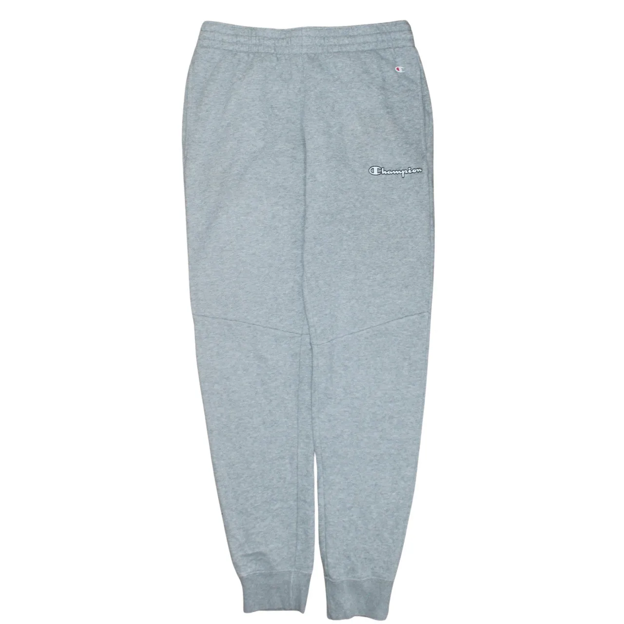 Champion Grey Joggers Men's Small Embroidered Logo Elastic Waist Cuffed Sweatpants Loungewear sold by Vintage Club