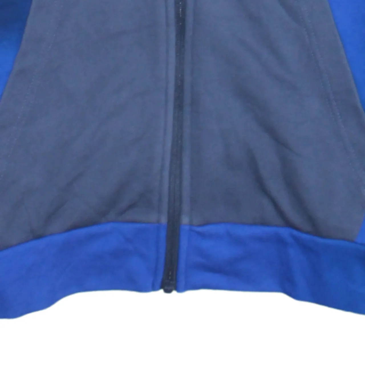Adidas Royal Blue Full Zip Hoodie Women’s XLarge Printed Sleeve Logo Casual Sweatshirt sold by Vintage Club product image thumbnail 4