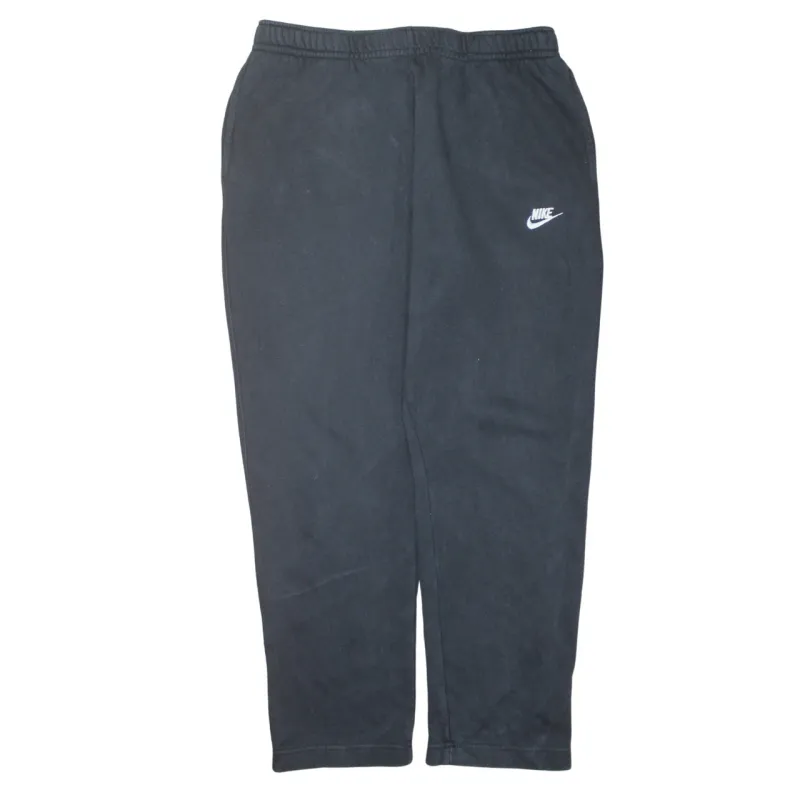 Nike Black Joggers Men's XLarge Embroidered Swoosh Elastic Waist Casual Sweatpants Trousers sold by Vintage Club