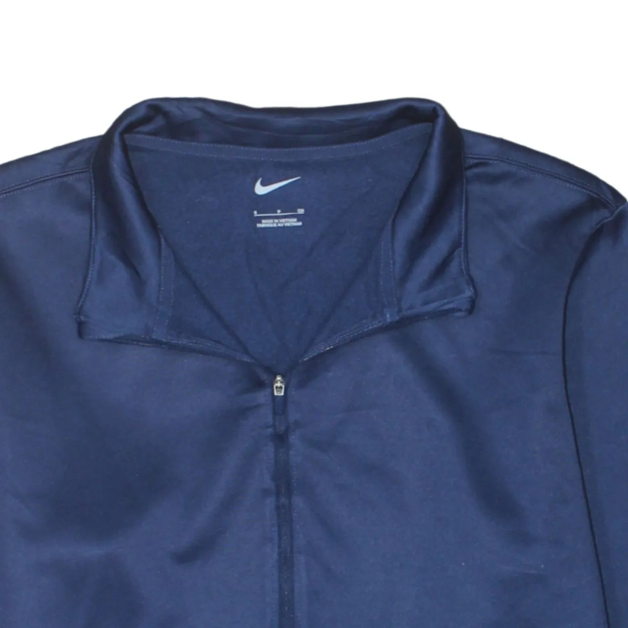 Nike Navy Blue Jacket Men's Small Full Zip Embroidered Swoosh Zip Pockets Track Top sold by Vintage Club product image thumbnail 3