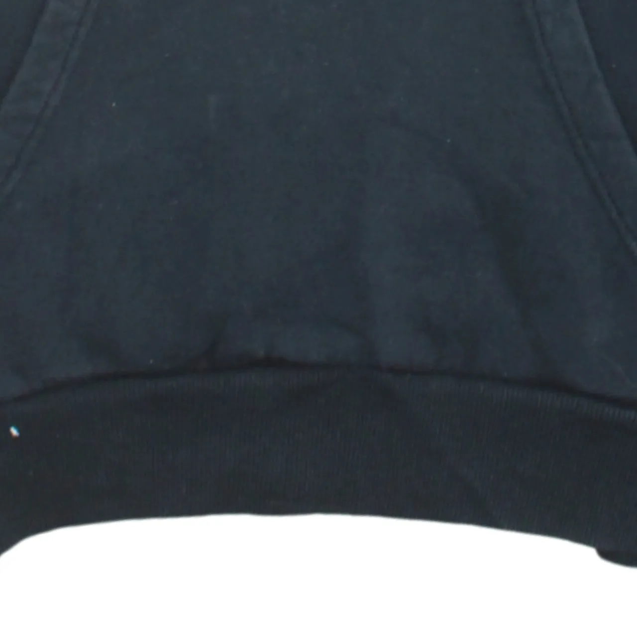 Adidas Black Hoodie Men's Small Printed Gold Logo Front Pocket Pullover Sweatshirt sold by Vintage Club product image thumbnail 4