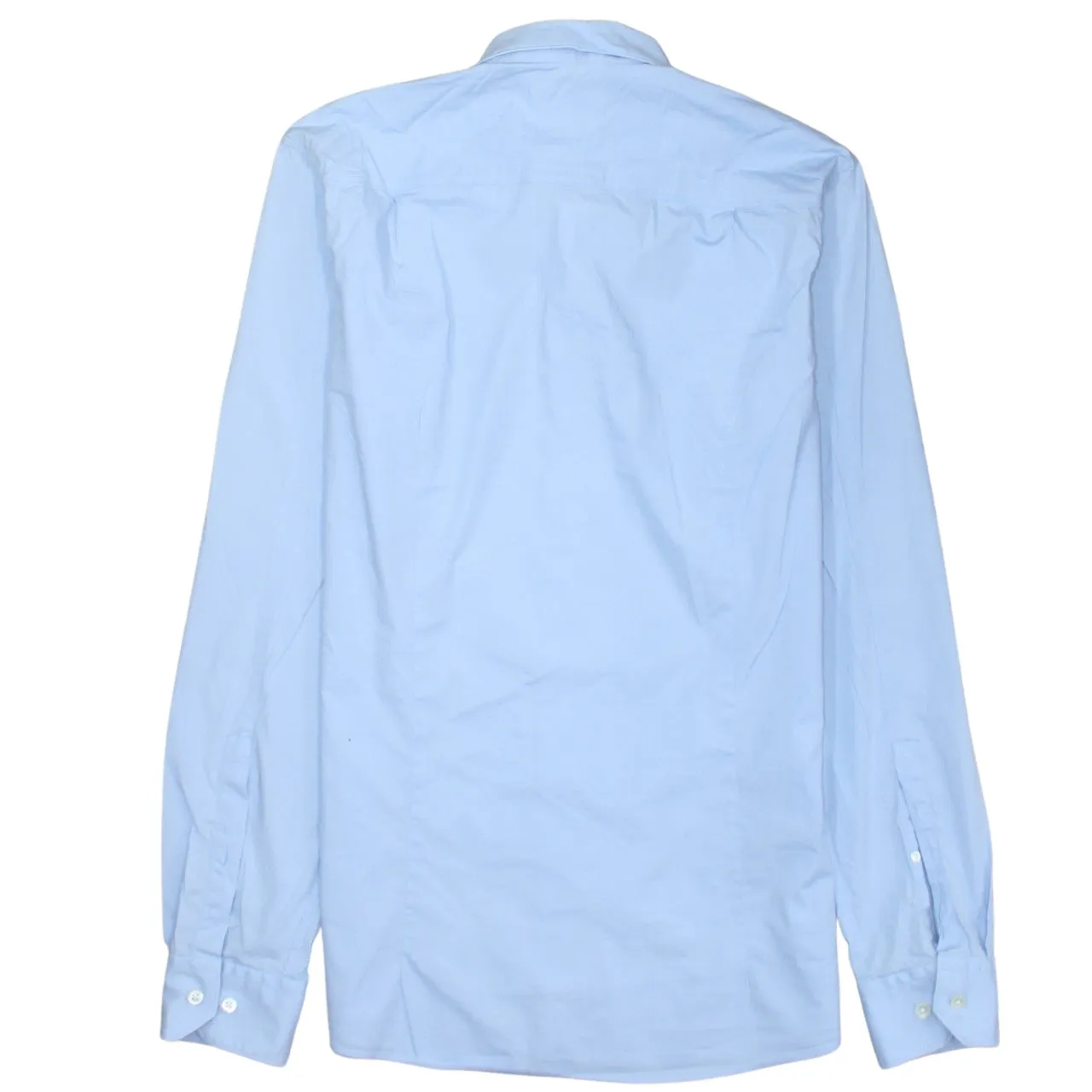 HUGO BOSS Light Blue Shirt Men's Small Long Sleeve Button Front Smart Casual Top sold by Vintage Club product image thumbnail 2