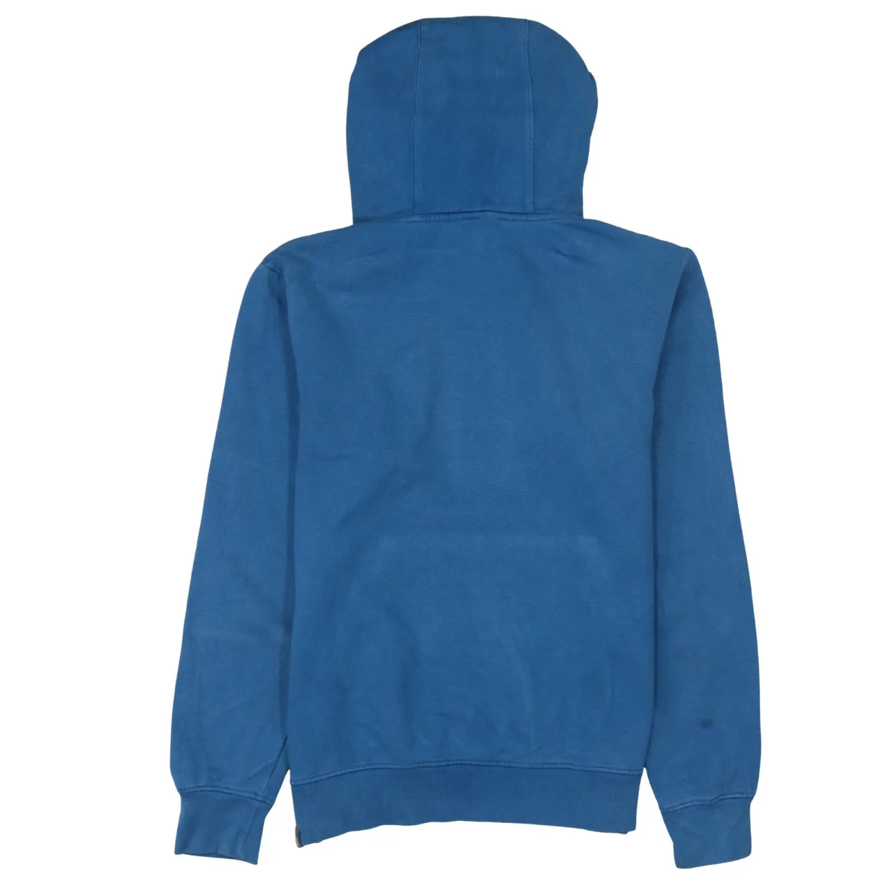 The North Face Blue Hoodie Men's Medium Printed Chest Logo Front Pocket Pullover Sweatshirt sold by Vintage Club product image thumbnail 2