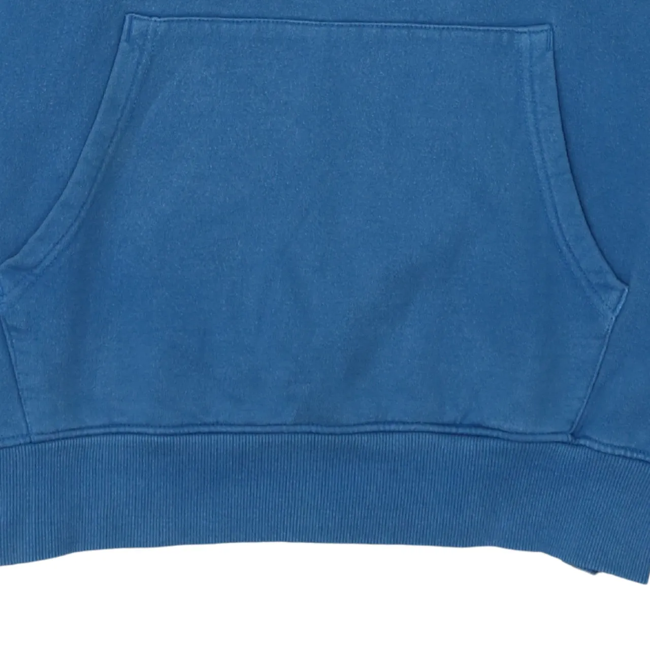 The North Face Blue Hoodie Men's Medium Printed Chest Logo Front Pocket Pullover Sweatshirt sold by Vintage Club product image thumbnail 4