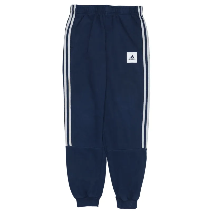 Adidas Navy Blue Joggers Women’s XLarge Three Stripe Cuffed Track Pants Sweatpants made by Adidas