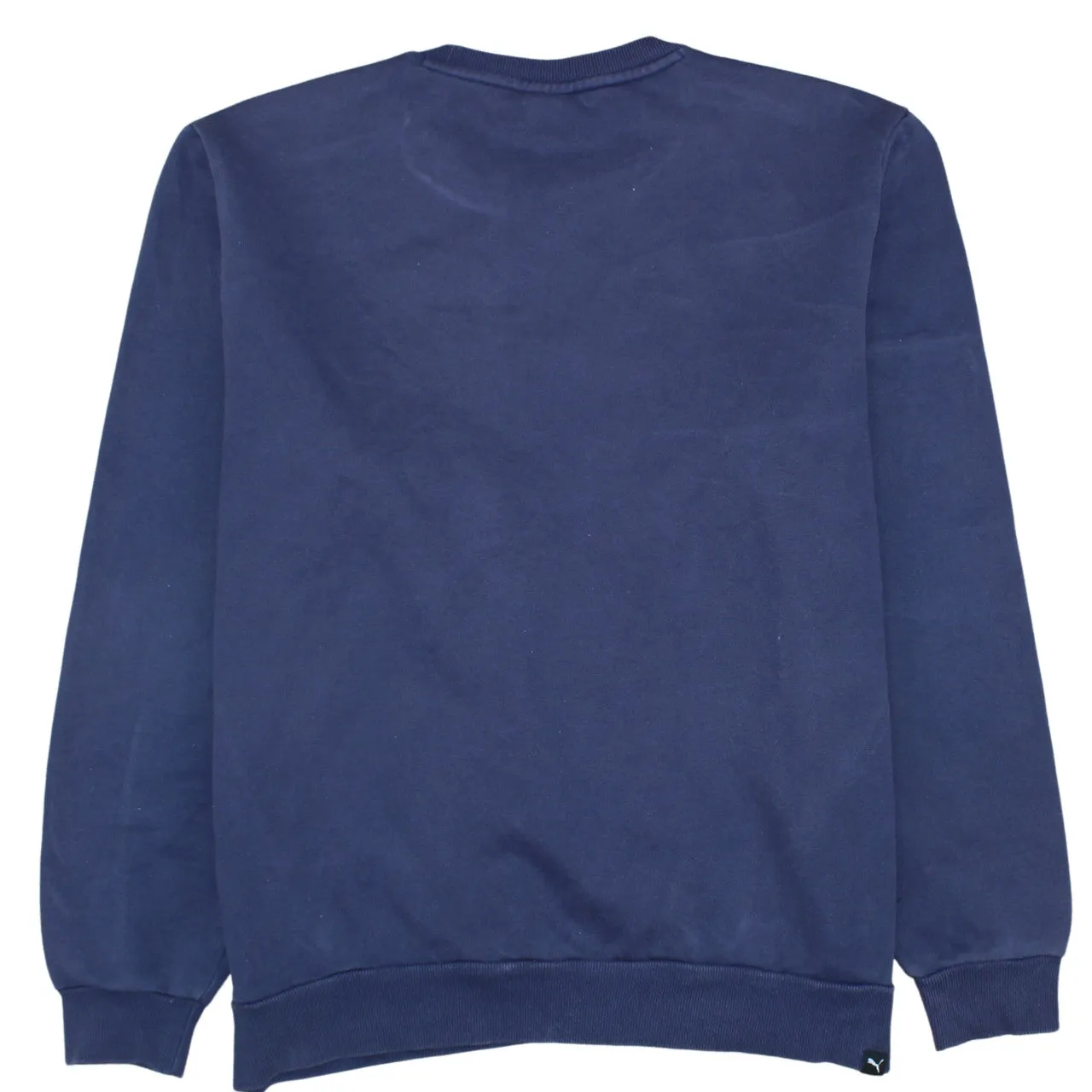 Puma Navy Blue Sweatshirt Men’s XLarge Printed Big Logo Crewneck Pullover Fleece Top sold by Vintage Club product image thumbnail 2