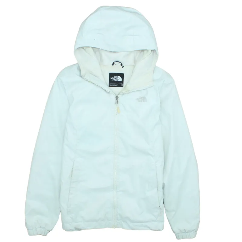 The North Face White Hooded Jacket Women’s Medium Full Zip Embroidered Logo Windbreaker sold by Vintage Club
