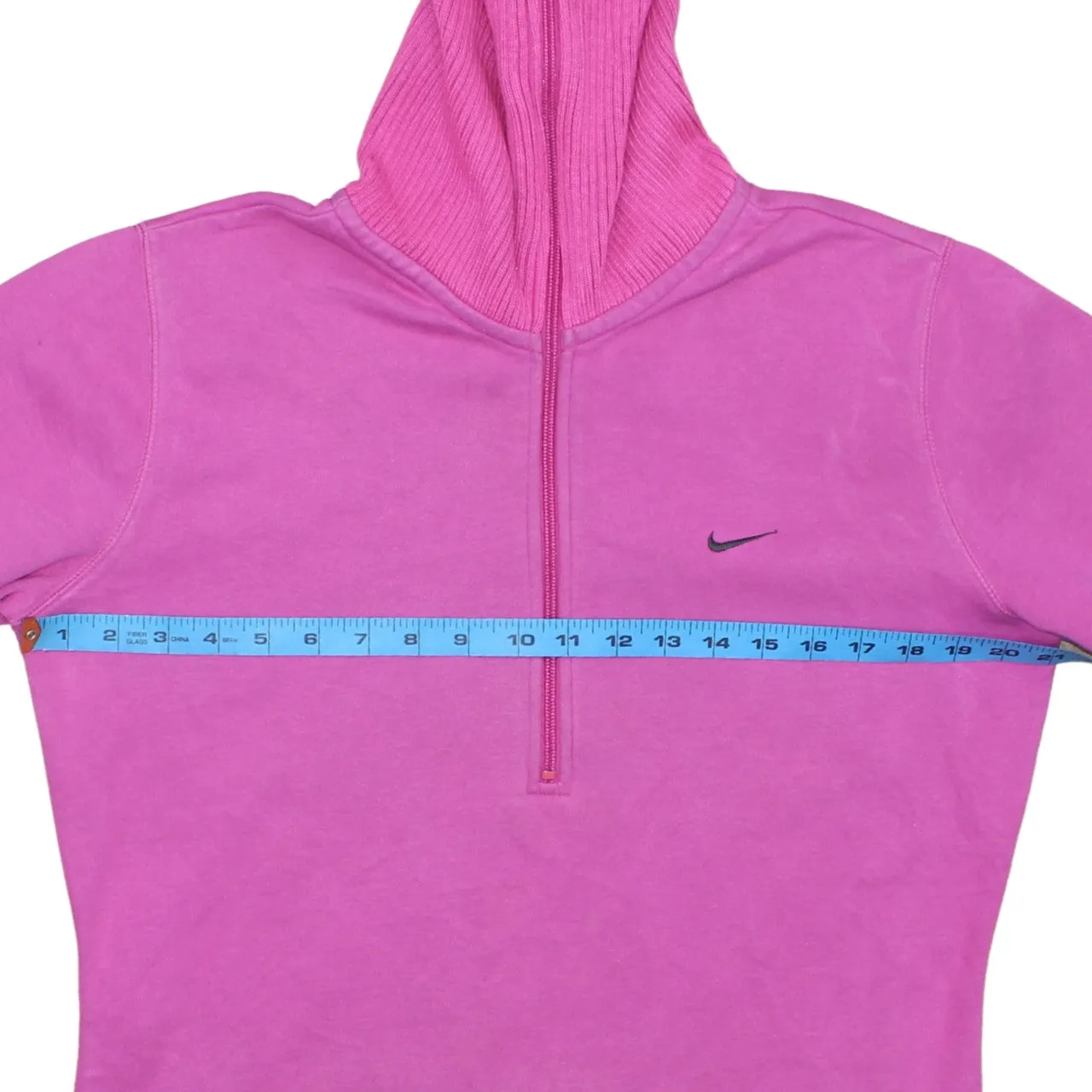 Nike Pink Quarter Zip Sweatshirt Men’s XLarge Embroidered Swoosh Funnel Collar Pullover Top sold by Vintage Club product image thumbnail 5