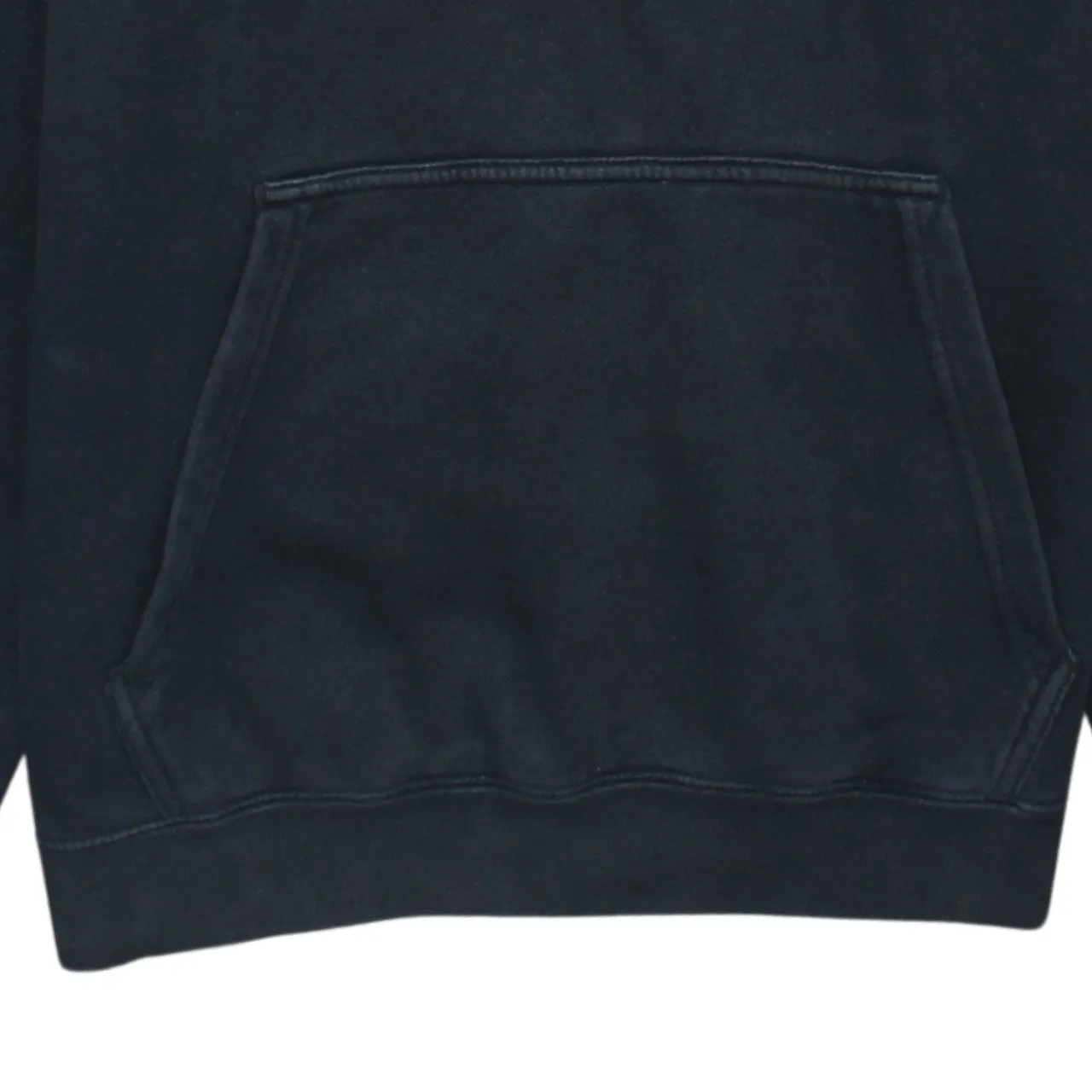 Nike Black Hoodie Men's Medium Embroidered Swoosh Half Zip Front Pocket Sweatshirt sold by Vintage Club product image thumbnail 4