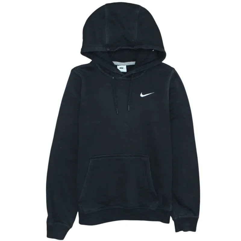 Nike Black Pullover Hoodie Men's XSmall Embroidered Swoosh Front Pocket Sweatshirt sold by Vintage Club