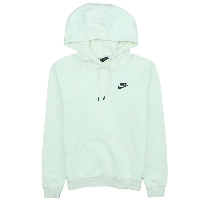 Nike Cream Hoodie Men's XSmall Embroidered Swoosh Logo Front Pocket Pullover Sweatshirt sold by Vintage Club