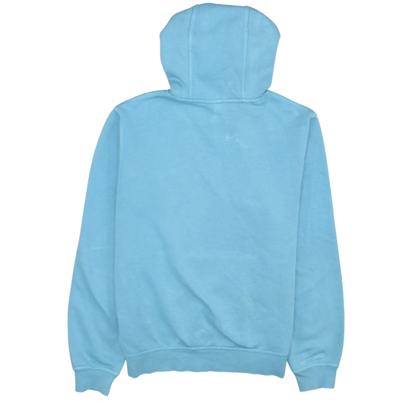 Nike Light Blue Hoodie Men’s Medium Embroidered Swoosh Front Pocket Pullover Sweatshirt sold by Vintage Club product image thumbnail 2