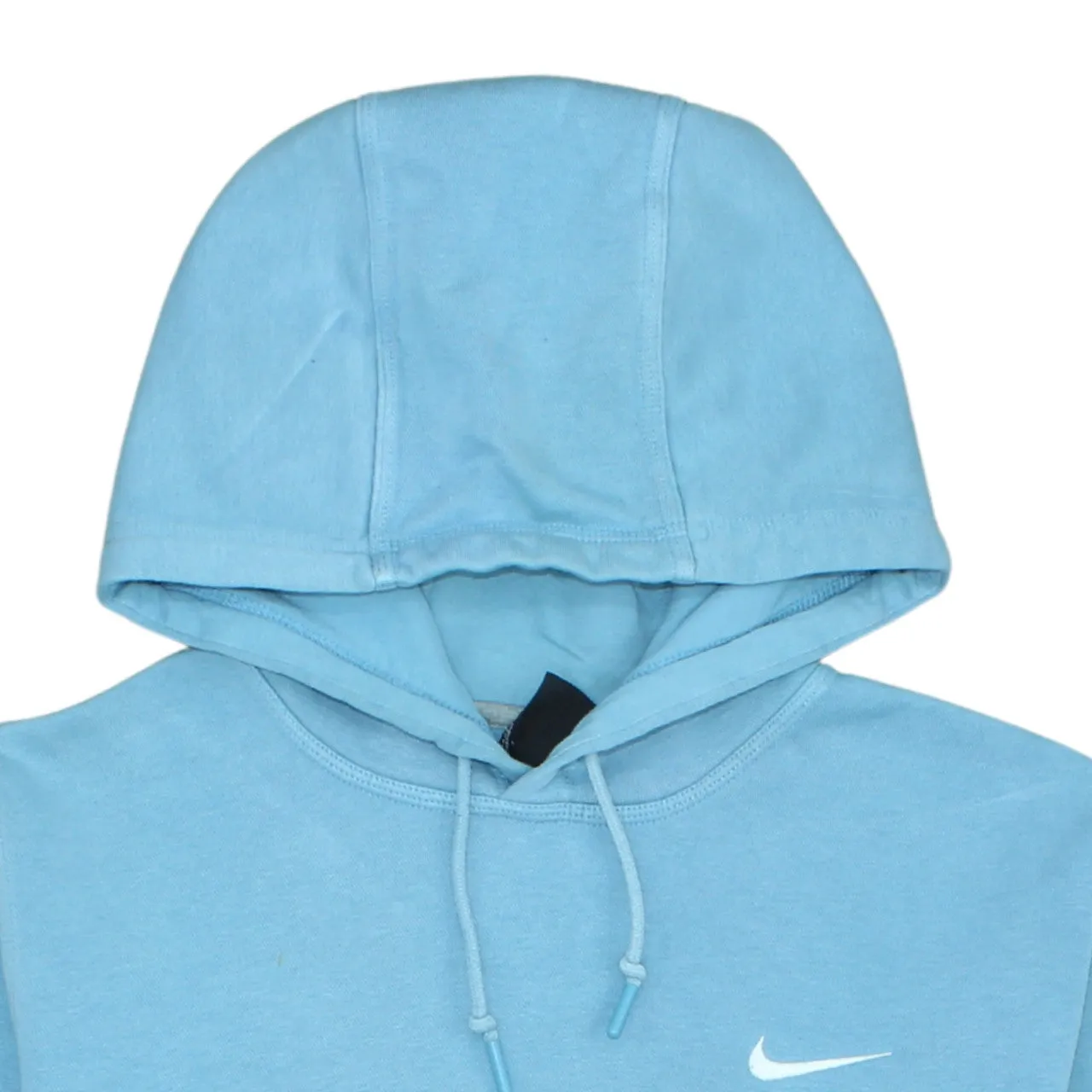 Nike Light Blue Hoodie Men’s Medium Embroidered Swoosh Front Pocket Pullover Sweatshirt sold by Vintage Club product image thumbnail 3
