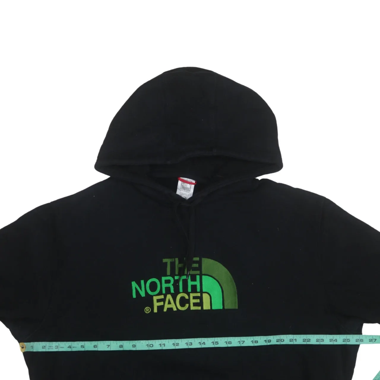 The North Face Black Hoodie Men’s XXLarge Printed Green Logo Front Pocket Pullover Sweatshirt sold by Vintage Club product image thumbnail 5