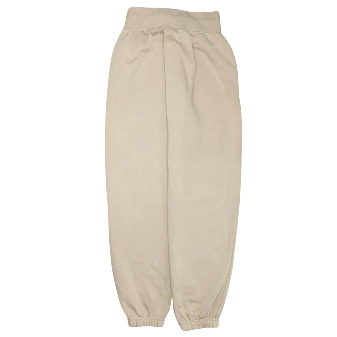 Nike Beige Cream Joggers Men’s XSmall Embroidered Swoosh Elastic Cuffs Fleece Sweatpants sold by Vintage Club product image thumbnail 2