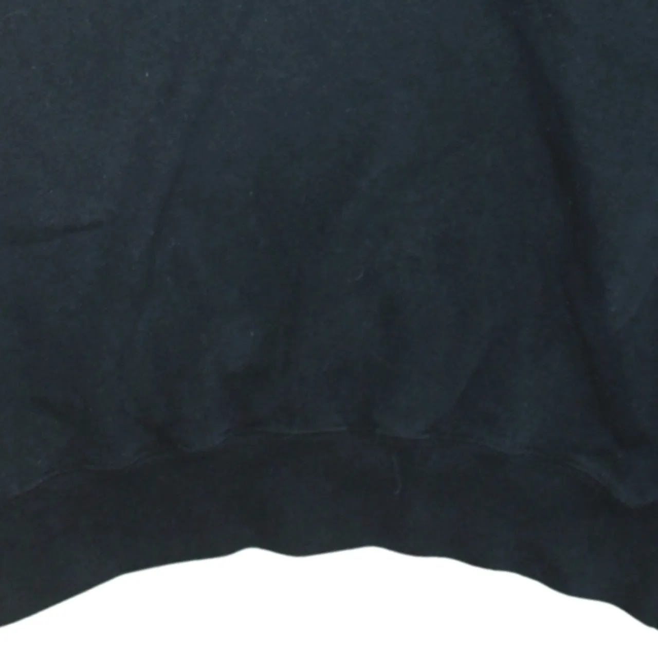 Champion Black Quarter Zip Sweatshirt Men's Large Embroidered Logo Contrast Collar Pullover sold by Vintage Club product image thumbnail 4