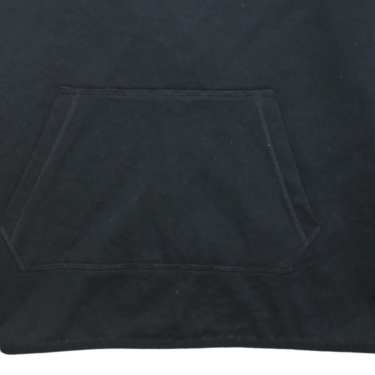 Nike Black Hoodie Women’s Small Embroidered Swoosh Drawstring Hood Front Pocket Pullover Top sold by Vintage Club product image thumbnail 4