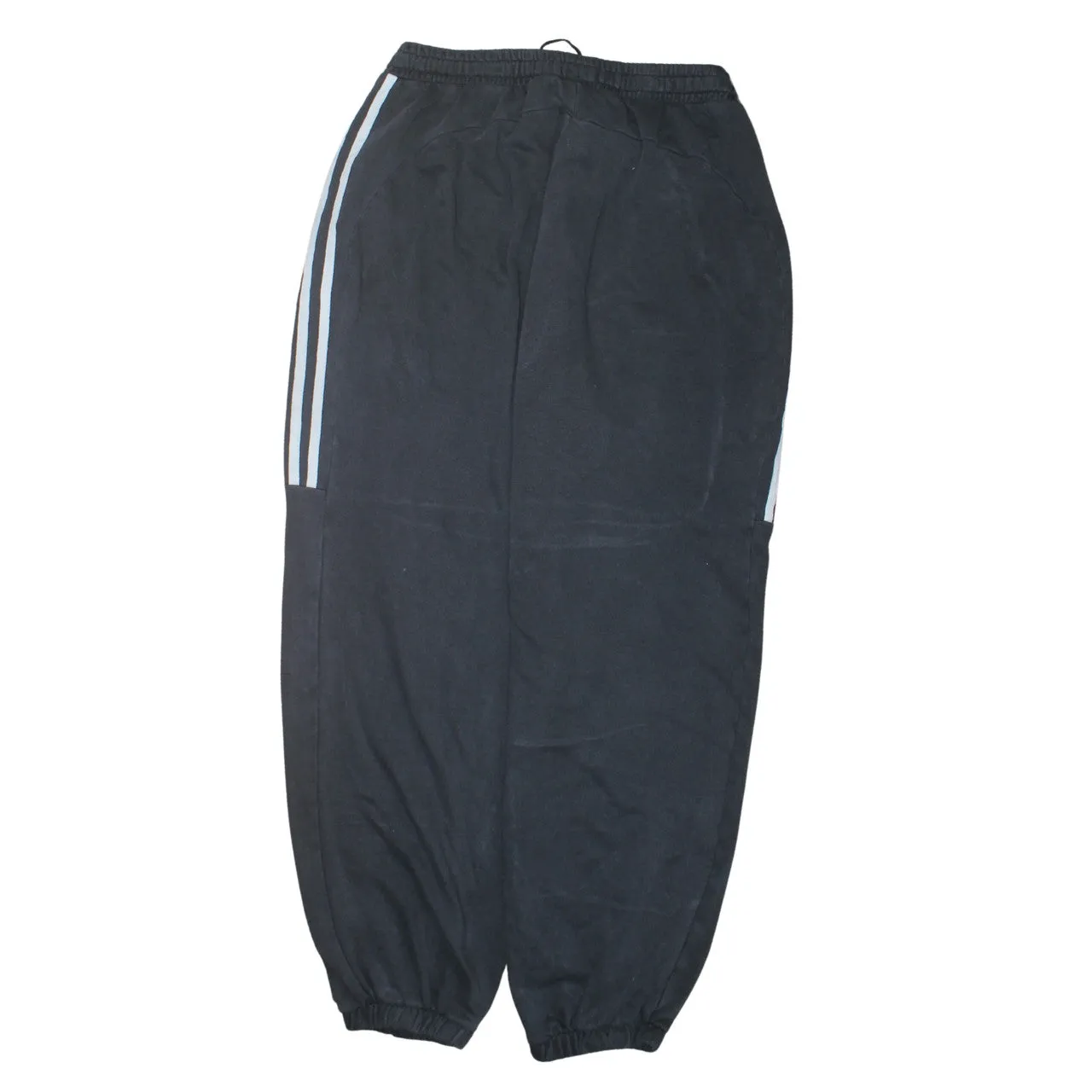Adidas Black Joggers Women’s XLarge Embroidered Logo Three Stripe Sides Elastic Cuffs Sweatpants sold by Vintage Club product image thumbnail 2
