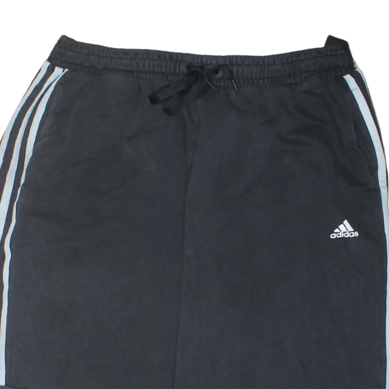 Adidas Black Joggers Women’s XLarge Embroidered Logo Three Stripe Sides Elastic Cuffs Sweatpants sold by Vintage Club product image thumbnail 3