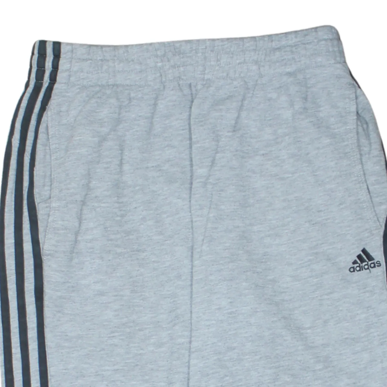Adidas Light Grey Joggers Men's Small Three Stripe Logo Elastic Waist Track Pants sold by Vintage Club product image thumbnail 3