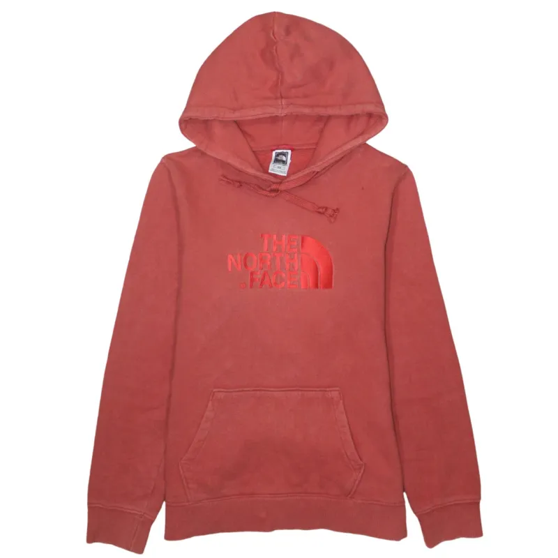 The North Face Burgundy Red Hoodie Women’s Medium Embroidered Logo Front Pocket Pullover Sweatshirt made by The North Face