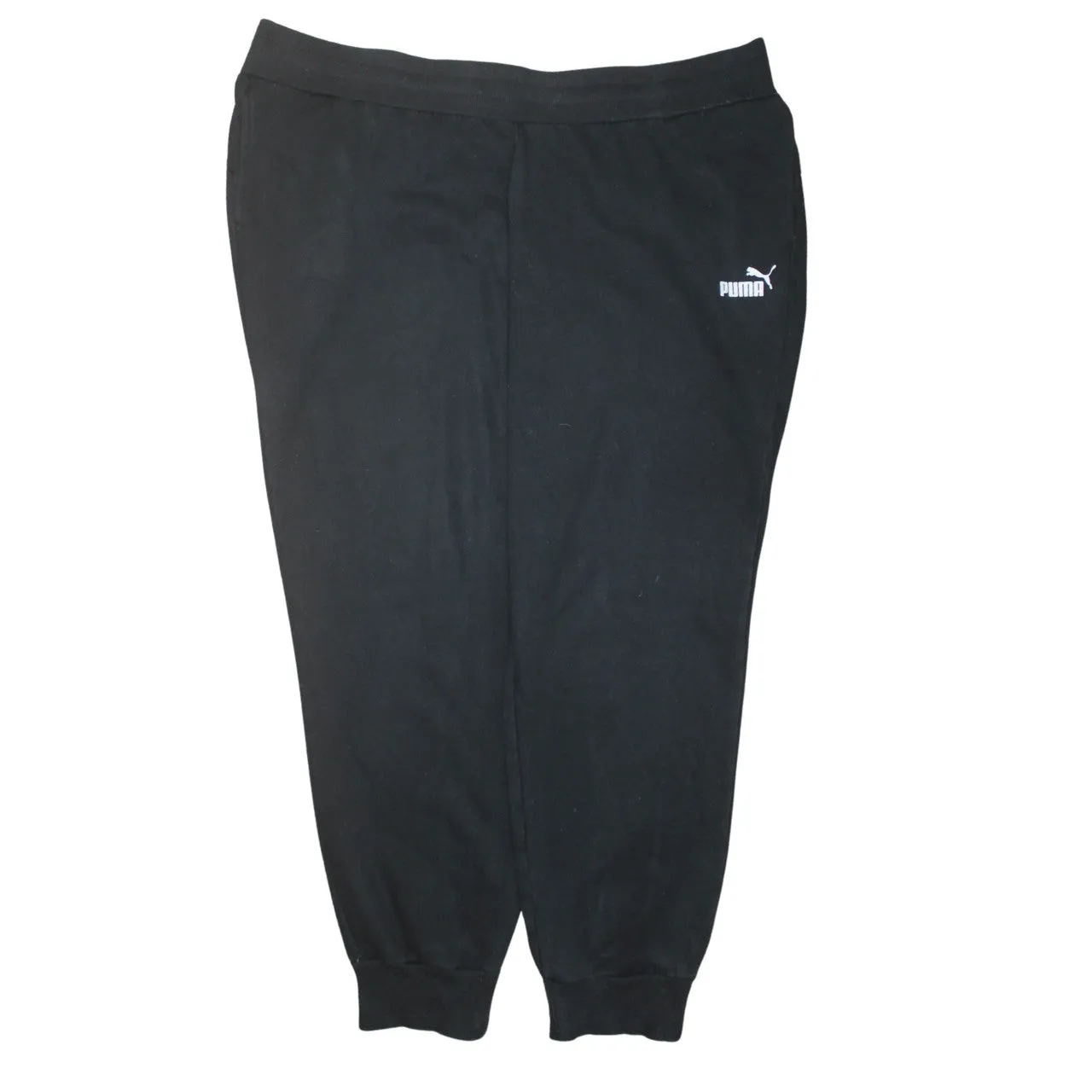 Puma Black Joggers Women’s XXXLarge Printed Logo Elastic Cuffs Casual Sweatpants sold by Vintage Club