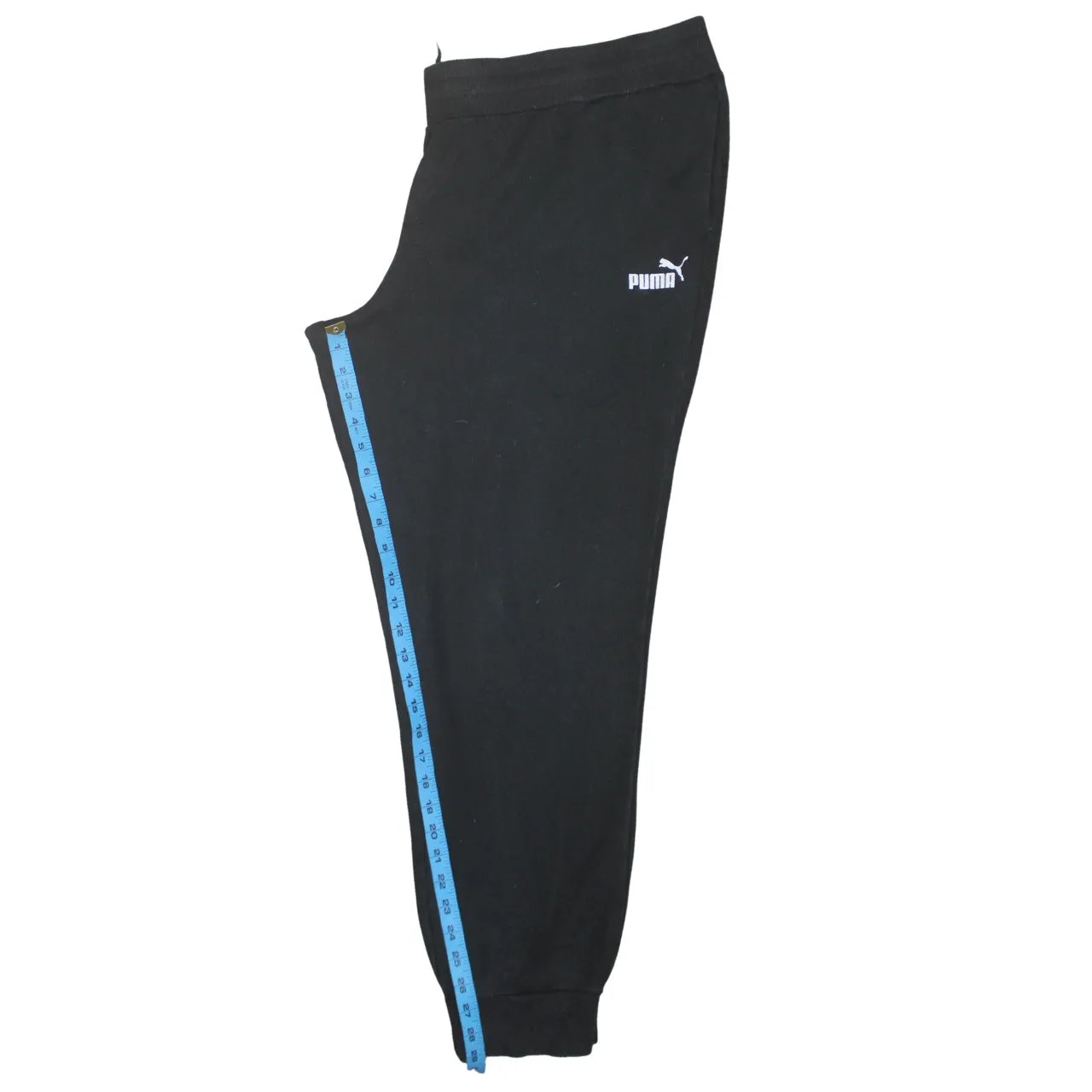 Puma Black Joggers Women’s XXXLarge Printed Logo Elastic Cuffs Casual Sweatpants sold by Vintage Club product image thumbnail 5