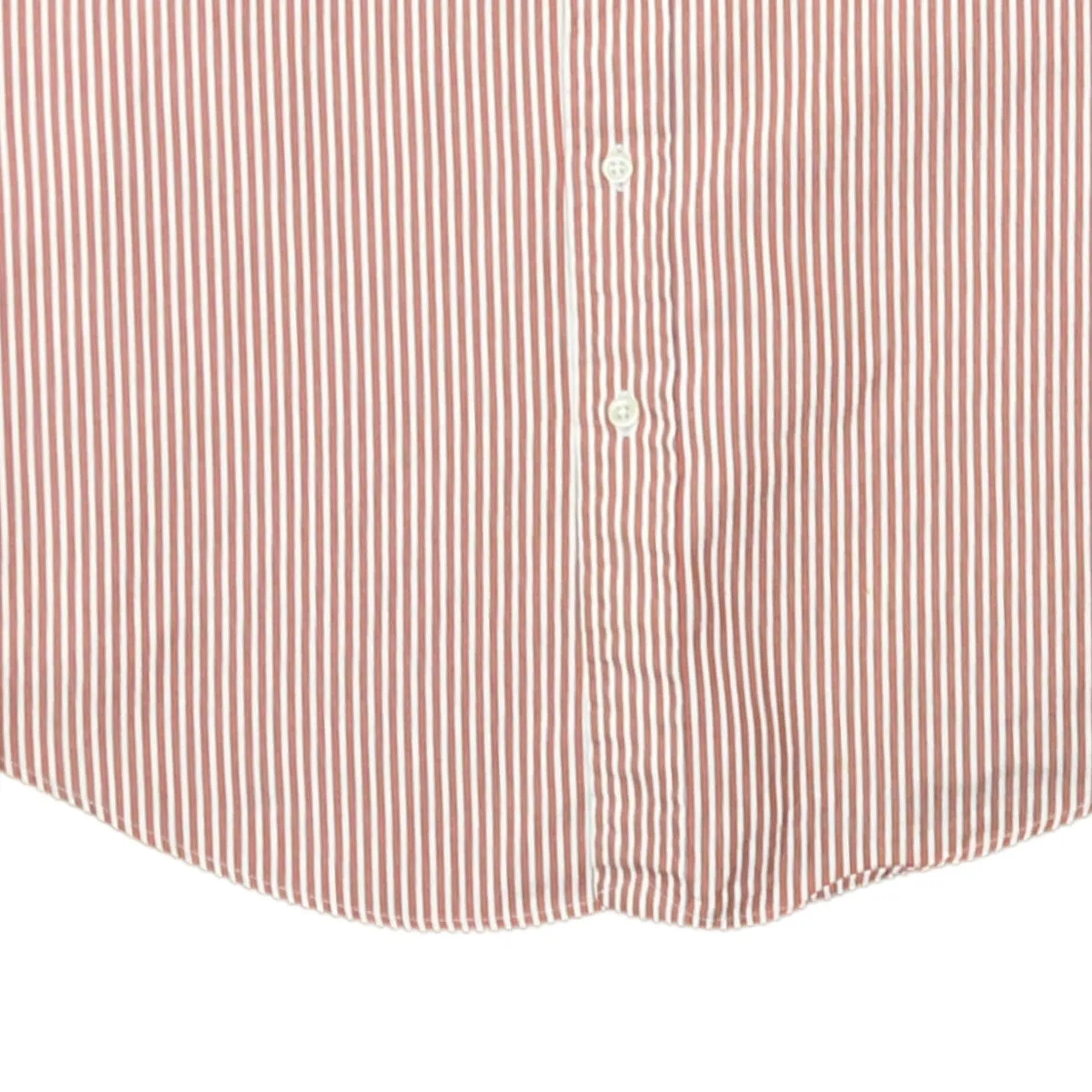 Polo Ralph Lauren Pink Stripe Shirt Men's Large Embroidered Pony Logo Button Up Casual Top sold by Vintage Club product image thumbnail 4