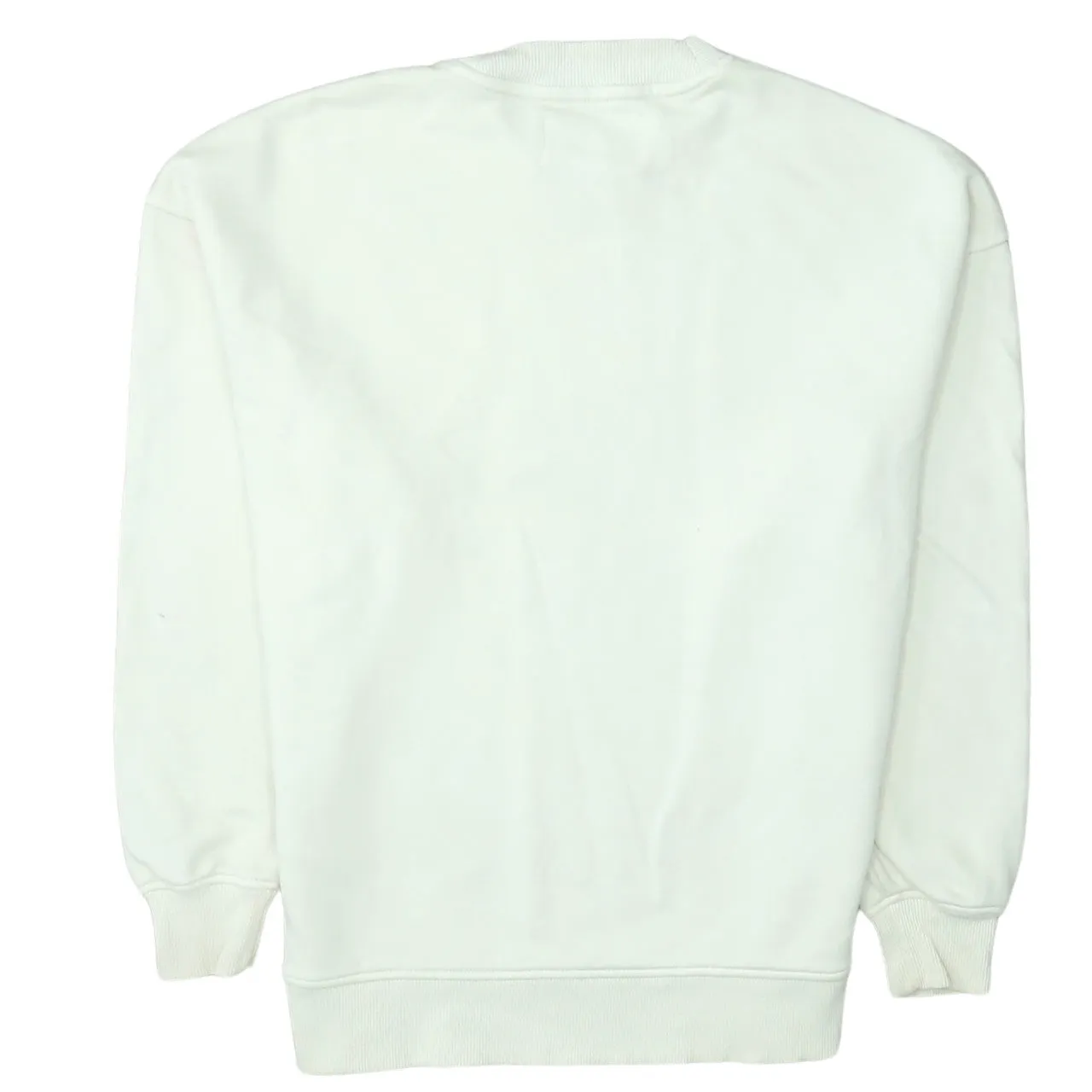 Calvin Klein Off White Sweatshirt Men's XXSmall Printed CK Logo Crewneck Pullover Jumper sold by Vintage Club product image thumbnail 2