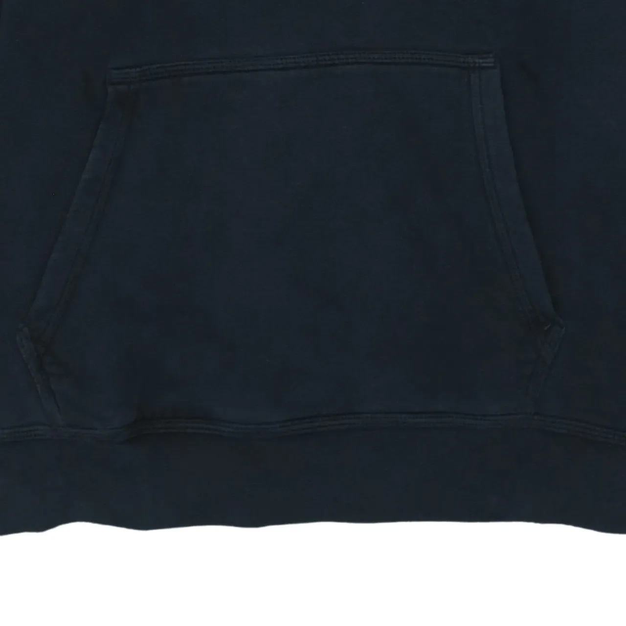 Nike Black Hoodie Women’s Medium Embroidered Swoosh Drawstring Hood Front Pocket Sweatshirt sold by Vintage Club product image thumbnail 4