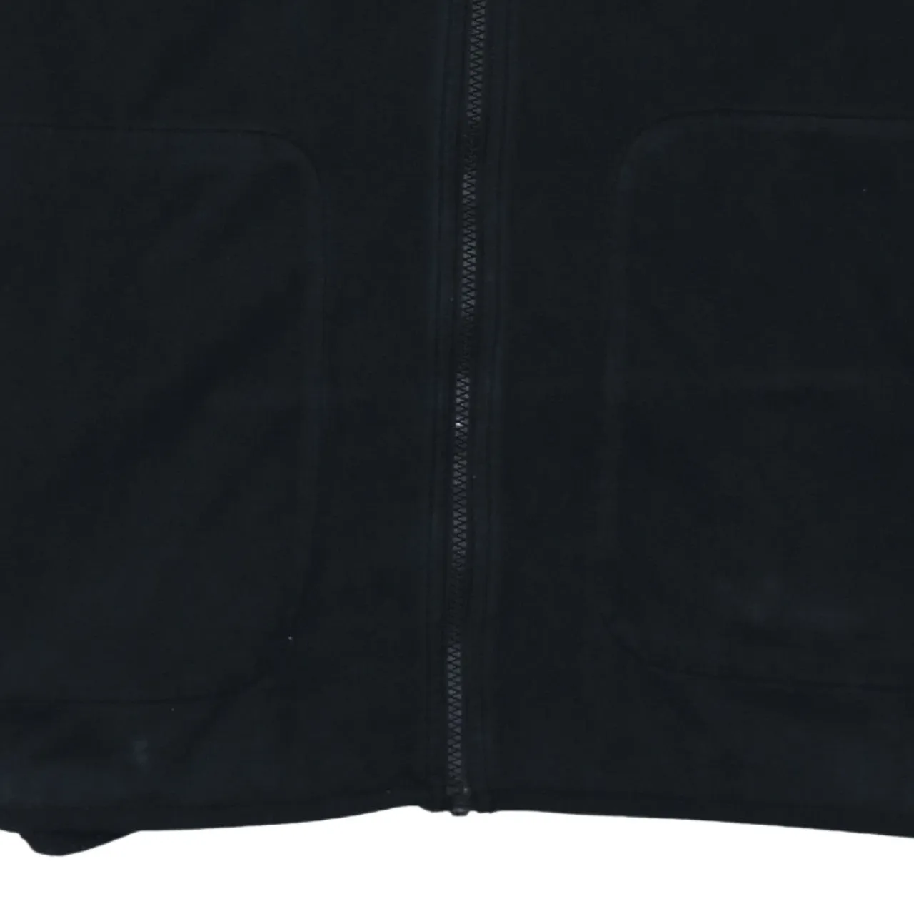 Nike Black Full Zip Hoodie Men's Large Printed Swoosh Logo Front Pockets Sweatshirt sold by Vintage Club product image thumbnail 4