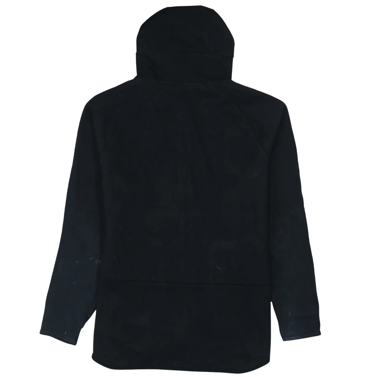 Nike Black Full Zip Hoodie Men's Large Printed Swoosh Logo Front Pockets Sweatshirt sold by Vintage Club product image thumbnail 2