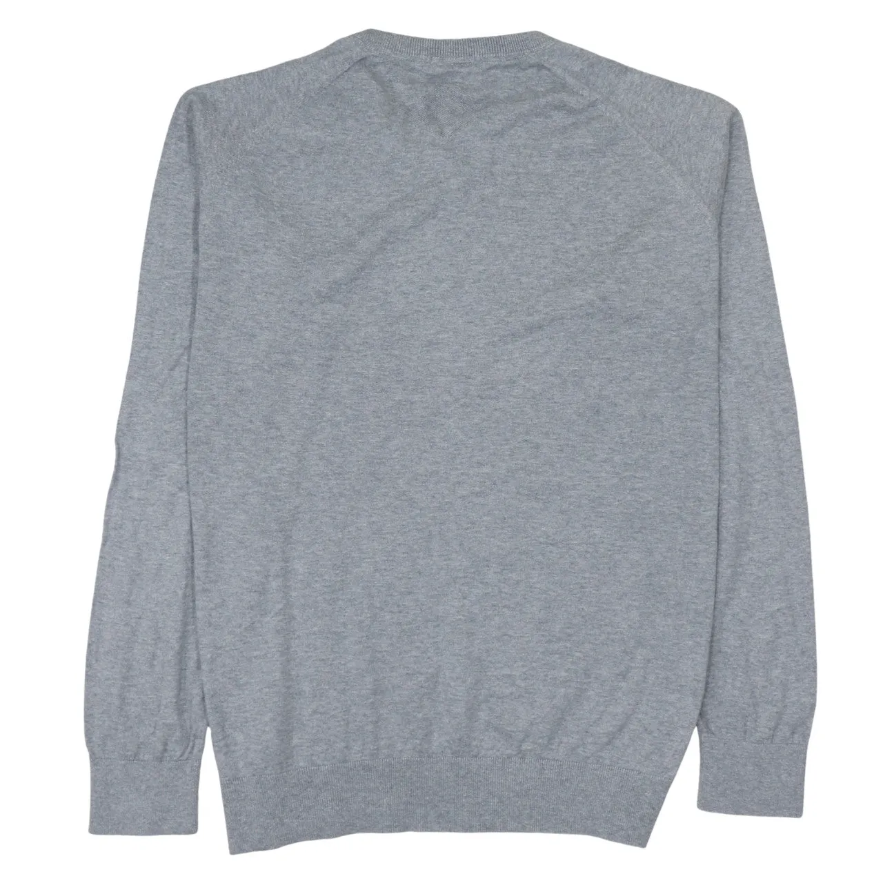 Timberland Grey V Neck Jumper Men’s XXLarge Subtle Chest Logo Lightweight Sweater Knit sold by Vintage Club product image thumbnail 2