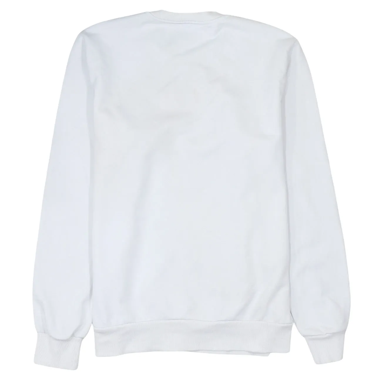 Diesel White Sweatshirt Men's XLarge Embossed Circular Logo Crewneck Pullover Top sold by Vintage Club product image thumbnail 2