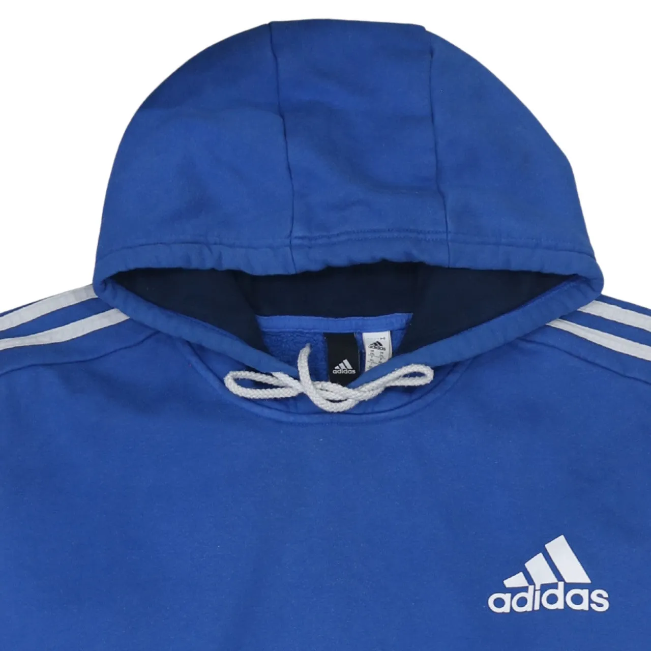 Adidas Royal Blue Hoodie Women’s XXLarge Embroidered Logo Three Stripe Sleeves Pullover Sweatshirt sold by Vintage Club product image thumbnail 3