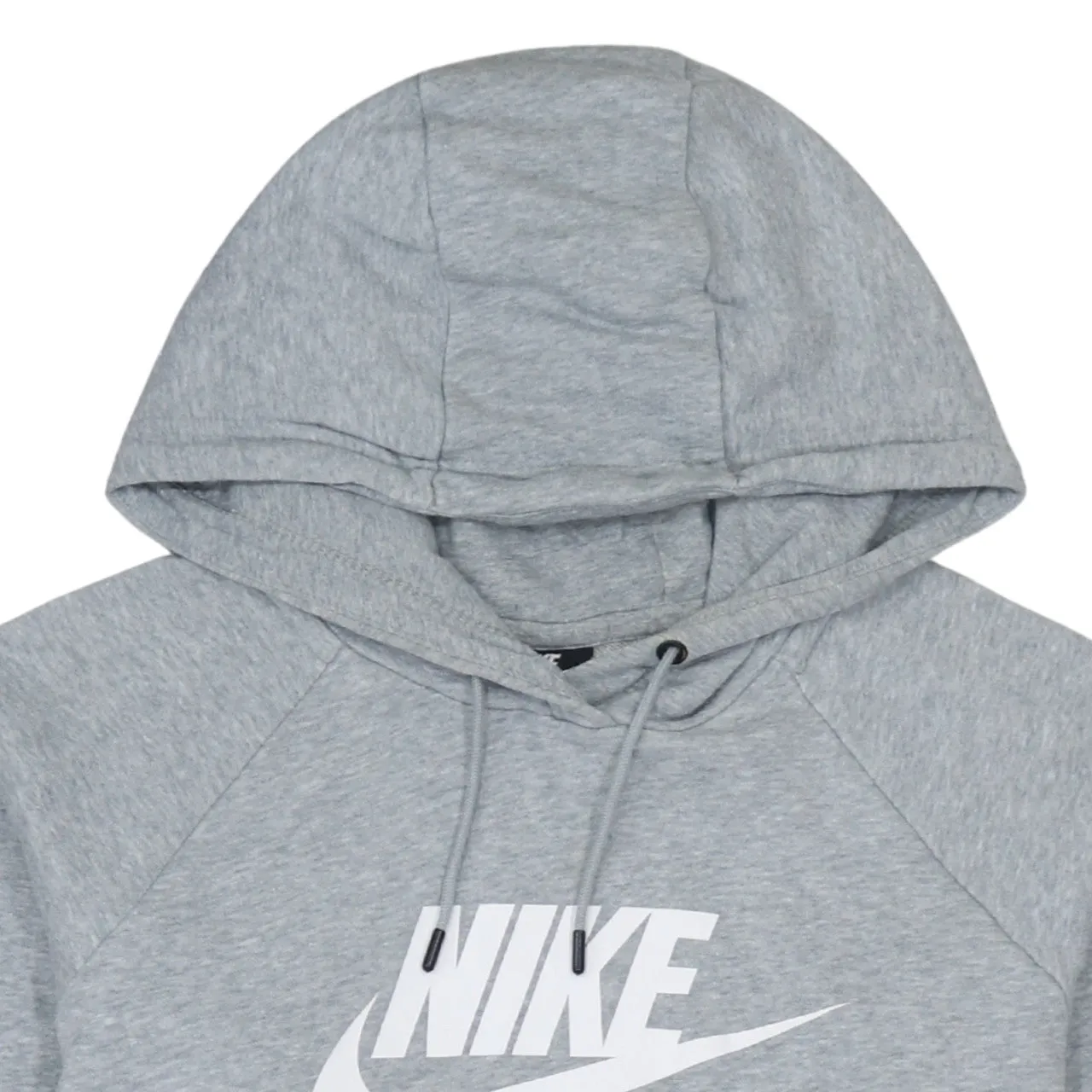 Nike Grey Pullover Hoodie Men’s Medium Printed Swoosh Logo Front Pouch Sweatshirt sold by Vintage Club product image thumbnail 3
