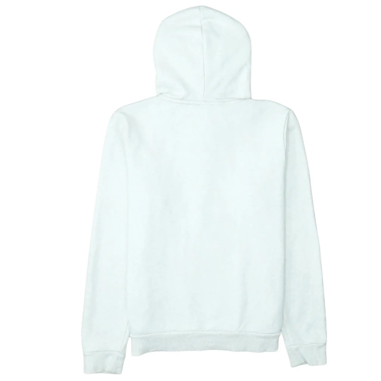 Puma White Hoodie Women’s Medium Printed Logo Front Pocket Pullover Sweatshirt sold by Vintage Club product image thumbnail 2