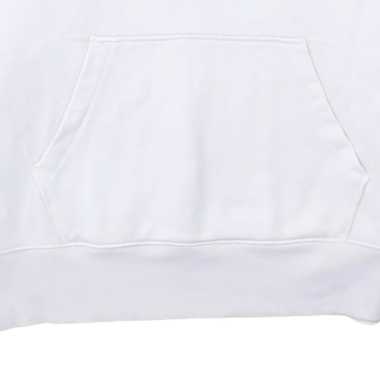 Levi's White Hoodie Men's Medium Small Box Logo Drawstring Pocket Pullover Sweatshirt sold by Vintage Club product image thumbnail 4