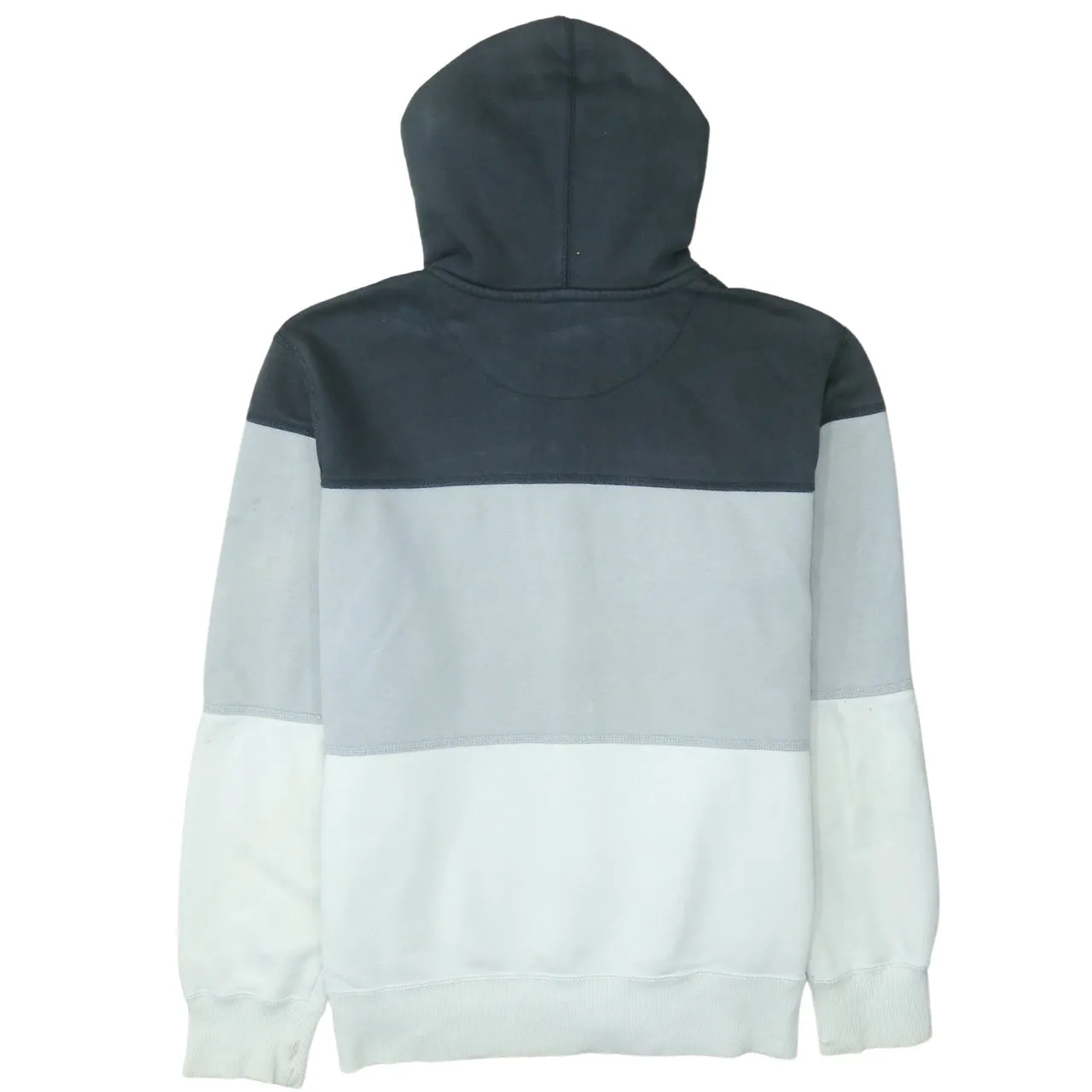 Nike Grey Colour Block Full Zip Hoodie Men’s XLarge Embroidered Swoosh Pockets Sweatshirt sold by Vintage Club product image thumbnail 2