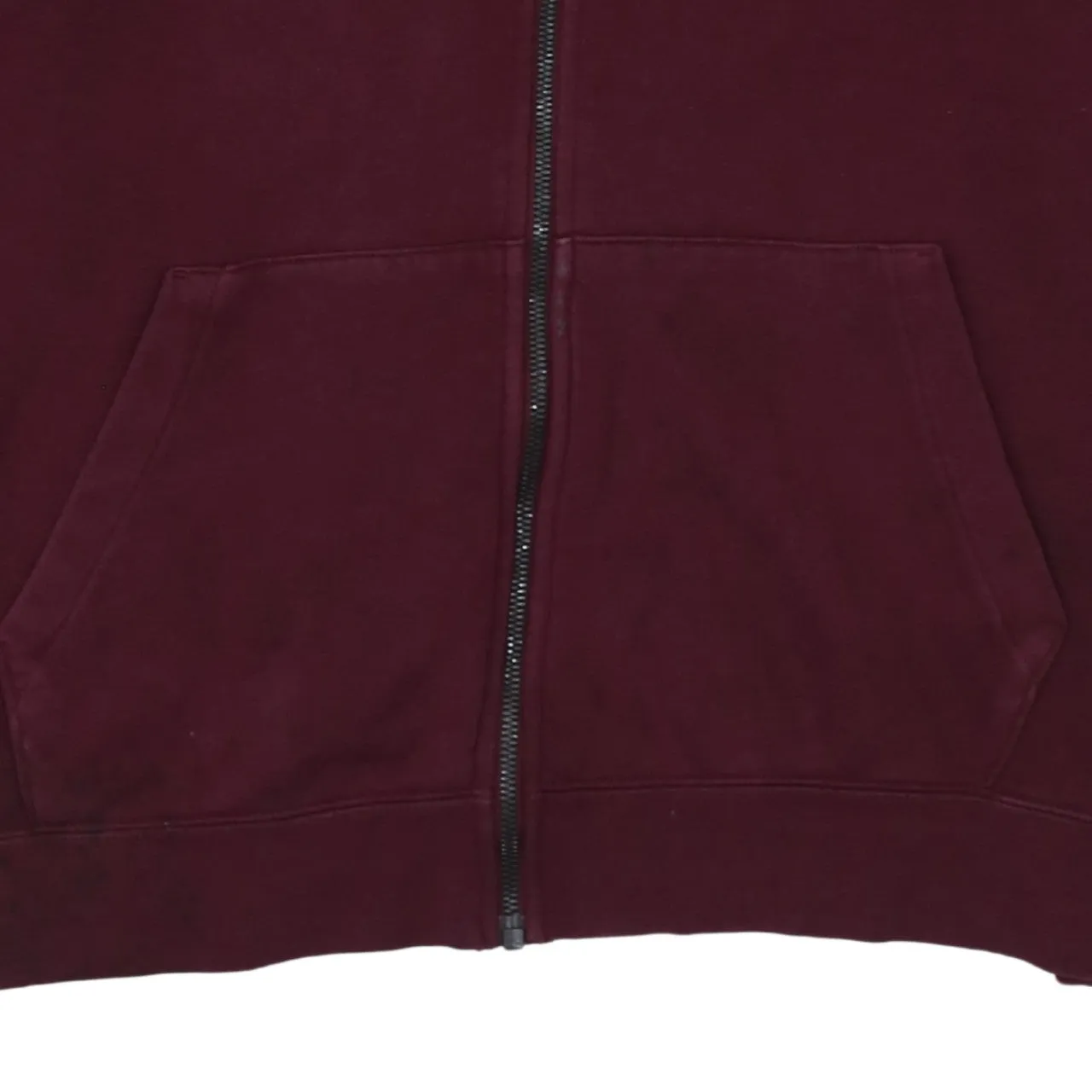 Nike Burgundy Red Hoodie Women's XXLarge Embroidered Swoosh Full Zip Pocket Sweatshirt sold by Vintage Club product image thumbnail 4
