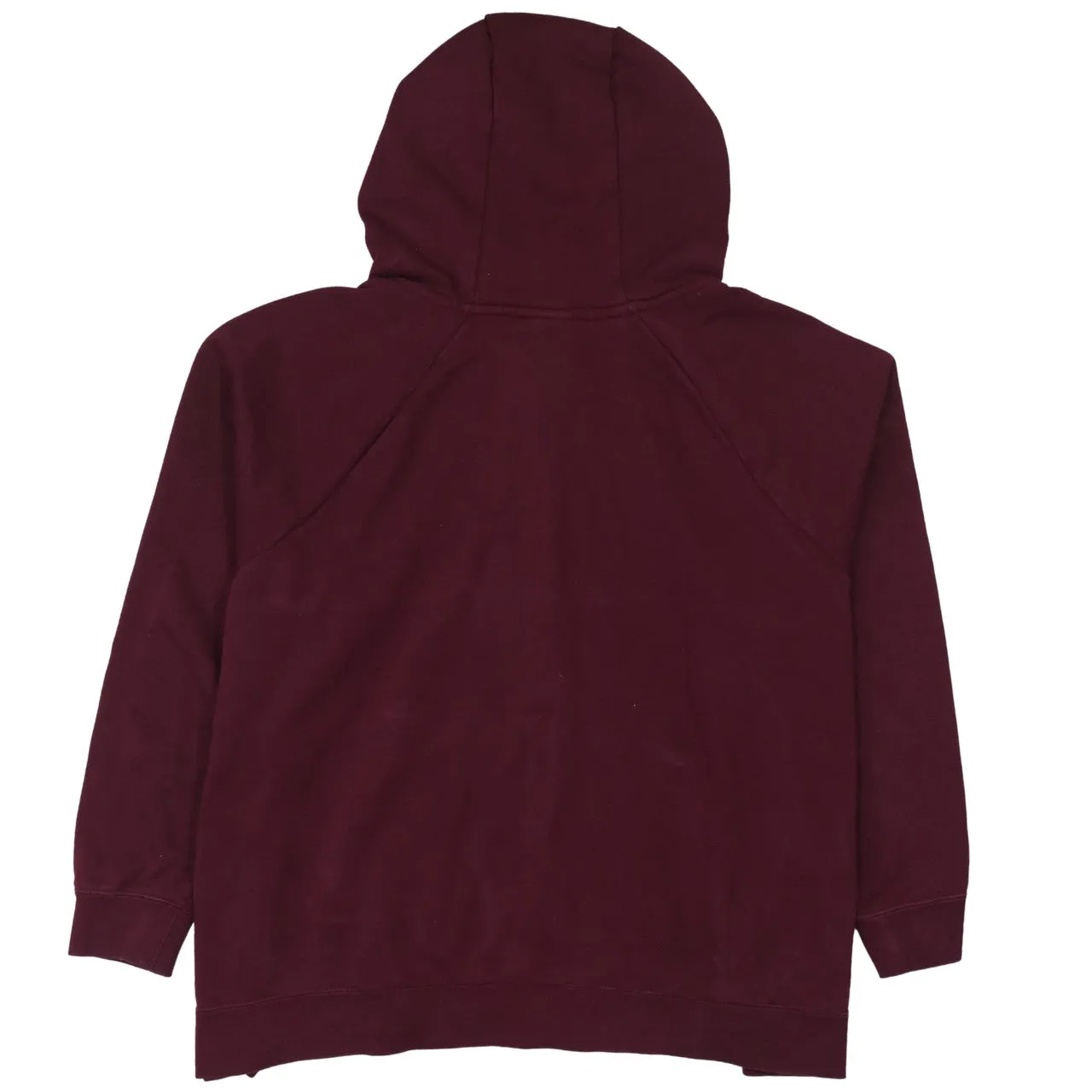 Nike Burgundy Red Hoodie Women's XXLarge Embroidered Swoosh Full Zip Pocket Sweatshirt sold by Vintage Club product image thumbnail 2