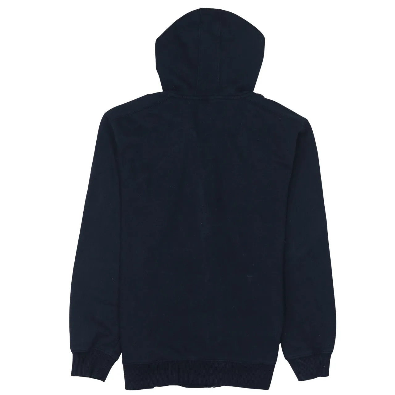 Tommy Hilfiger Navy Blue Zip Hoodie Women's Medium Embroidered Chest Logo Front Pockets Sweatshirt sold by Vintage Club product image thumbnail 2