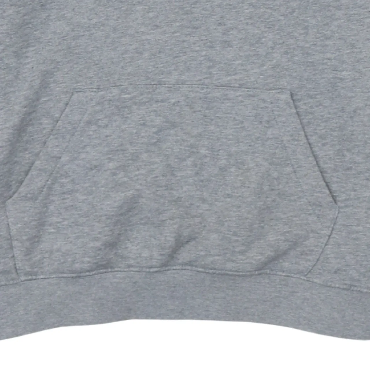 Nike Grey Hoodie Women’s Medium Printed Logo Front Pocket Pullover Sweatshirt sold by Vintage Club product image thumbnail 4