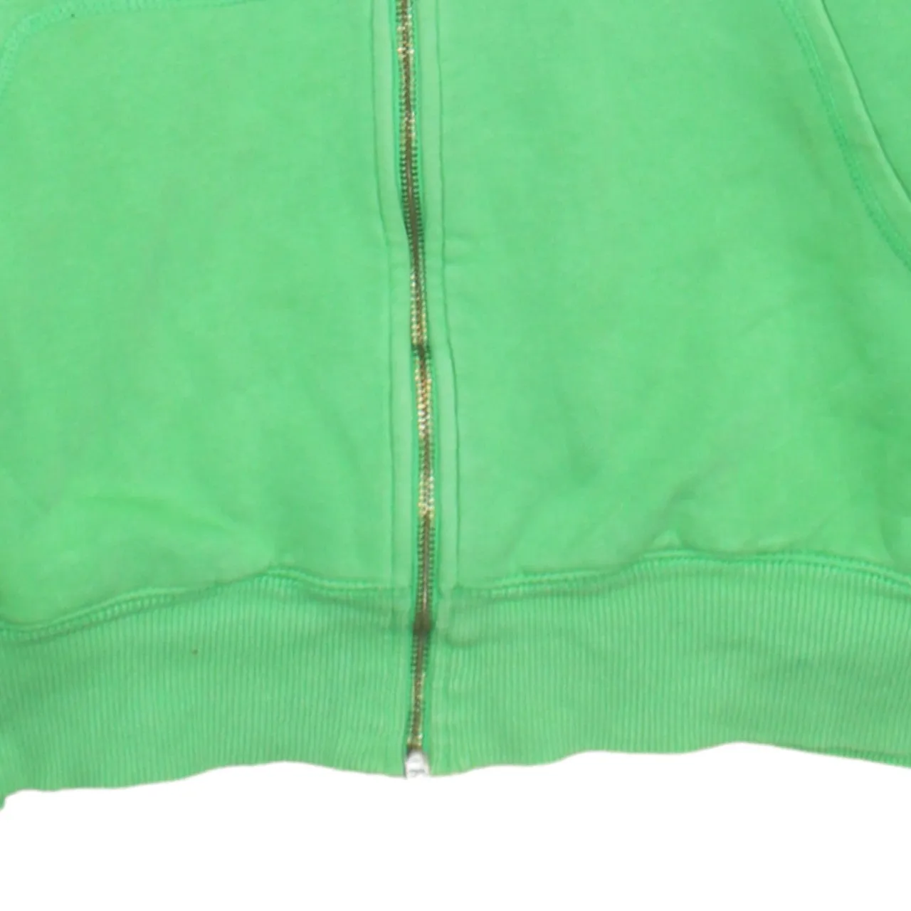 Nike Bright Green Hoodie Men's XLarge Full Zip Embroidered Swoosh Split Pocket Sweatshirt sold by Vintage Club product image thumbnail 4