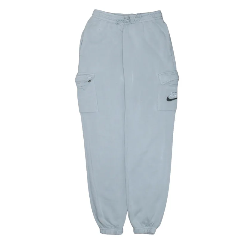 Nike Light Grey Joggers Sweatpants Men’s XSmall Cargo Pockets Embroidered Swoosh Fleece made by Nike