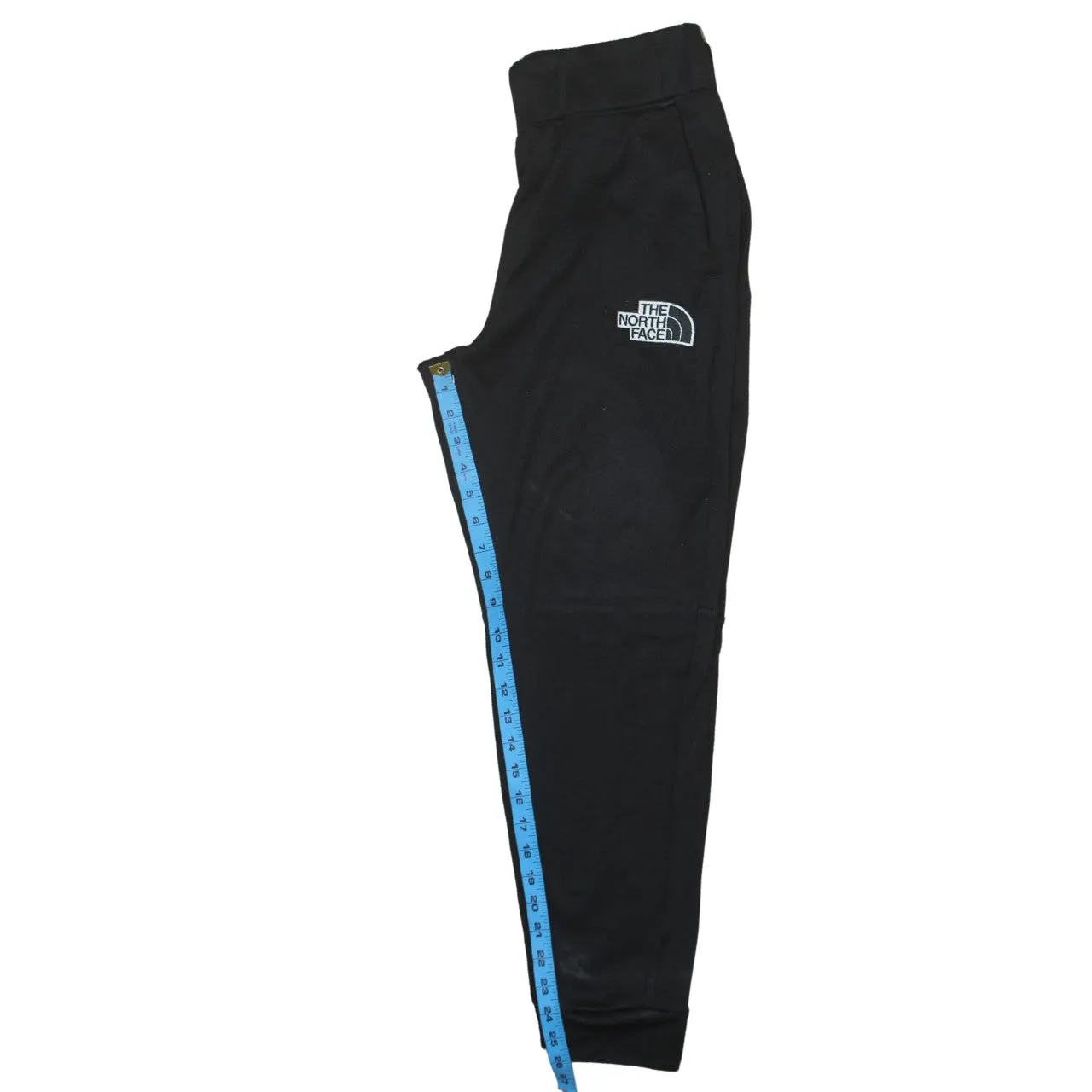 The North Face Black Joggers Men’s Small Embroidered Logo Elastic Waist Cuffed Sweatpants sold by Vintage Club product image thumbnail 5