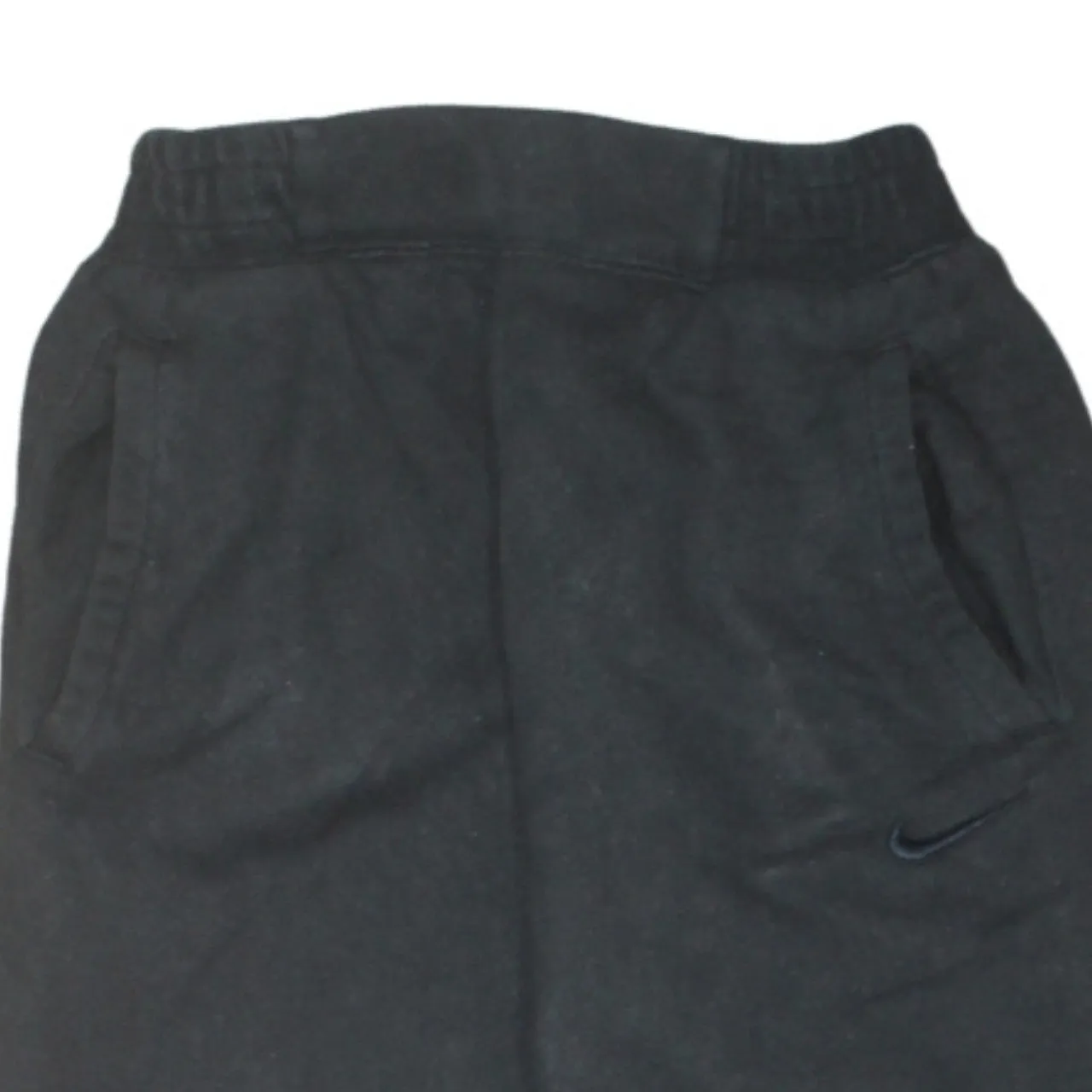 Nike Black Joggers Women’s Medium Elasticated Waist Cuffed Hem Small Swoosh Sweatpants sold by Vintage Club product image thumbnail 3